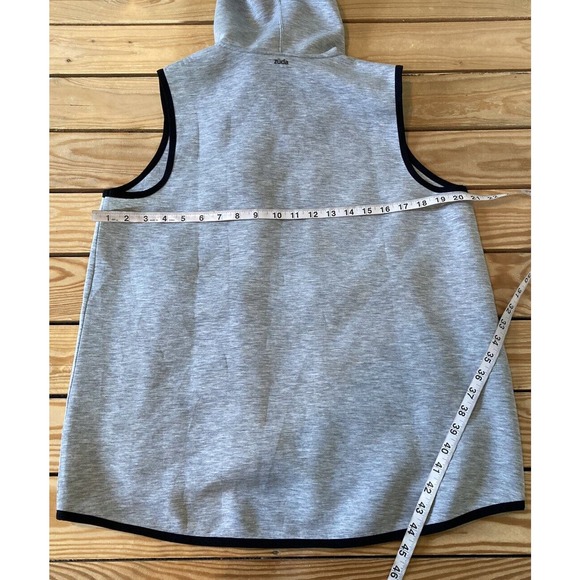 NEW Zuda Full Zip Hooded Vest Size Medium Men’s Grey - Picture 6 of 6